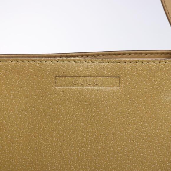 GUCCI Tote Bag Leather Beige Silver 002 002 - Picture 14 of 16